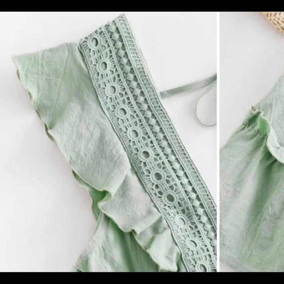 ZAUFUL light green dress - Picture 2 of 7